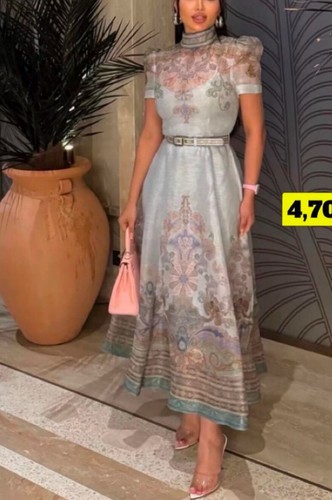 New Zimmermann Midi Eden Dress Size AU0