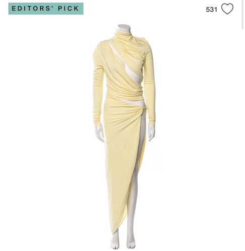 Christopher Esber Turtleneck long dress XS