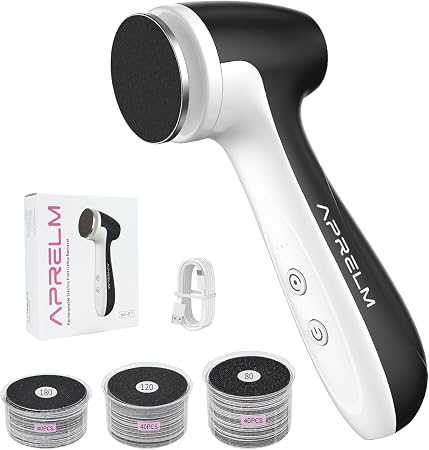 Rechargeable Electric Foot Callus Remover with 3-Sizes 120Pcs