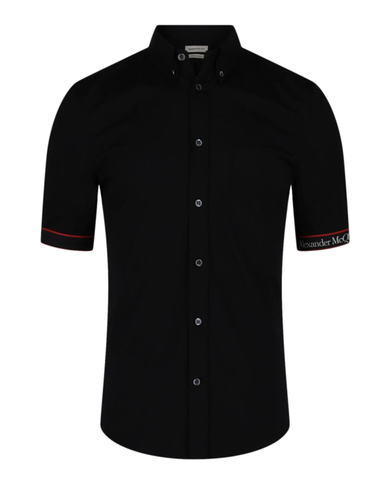 Alexander McQueen Mens Selvedge Tape Button-Up Shirt