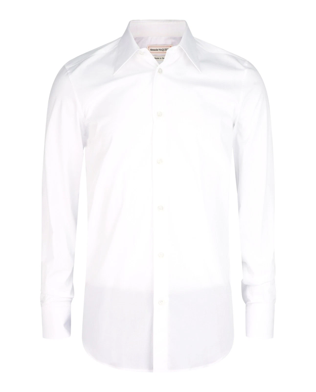 Alexander McQueen Mens Classic Slim-Fit Dress Shirt