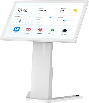 43 Inch Touch Screen Self Service Kiosk, Floor Standing Digital Signage Display, FHD Android Interactive Information Kiosk