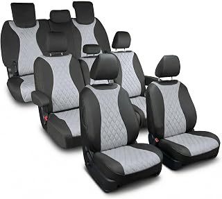 FH Group Custom Fit Seat Covers Compatible with Kia Carnival 2022–2025 Full Set Seat Covers for Kia Minivan, Ultraflex